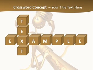 Golden Grad Jumping For Joy Graduation Concept With Diploma PowerPoint Template