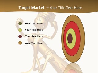 Golden Grad Jumping For Joy Graduation Concept With Diploma PowerPoint Template