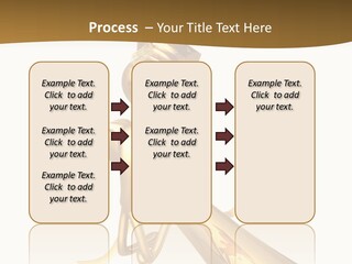 Golden Grad Jumping For Joy Graduation Concept With Diploma PowerPoint Template