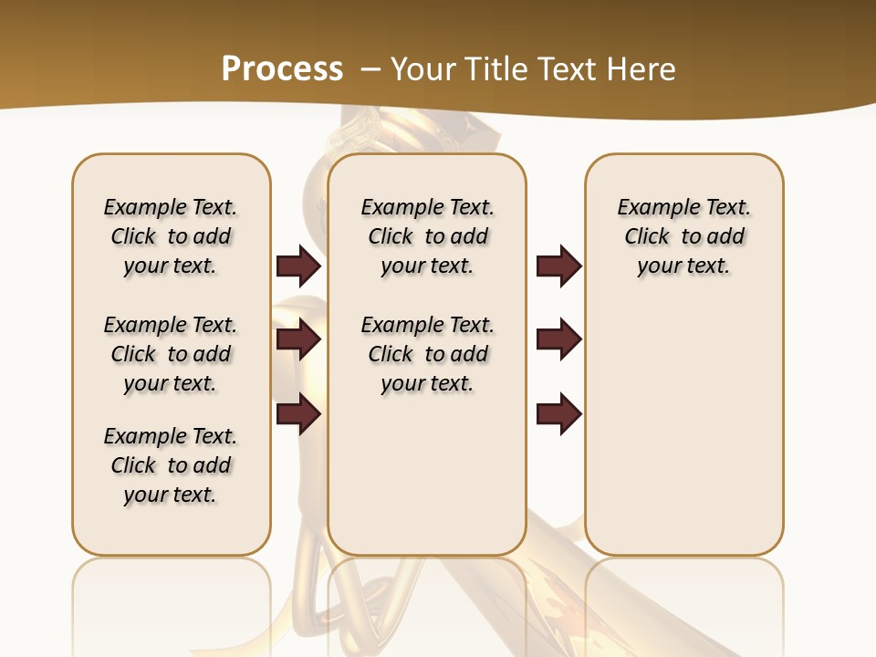 Golden Grad Jumping For Joy Graduation Concept With Diploma PowerPoint Template