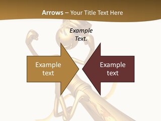 Golden Grad Jumping For Joy Graduation Concept With Diploma PowerPoint Template