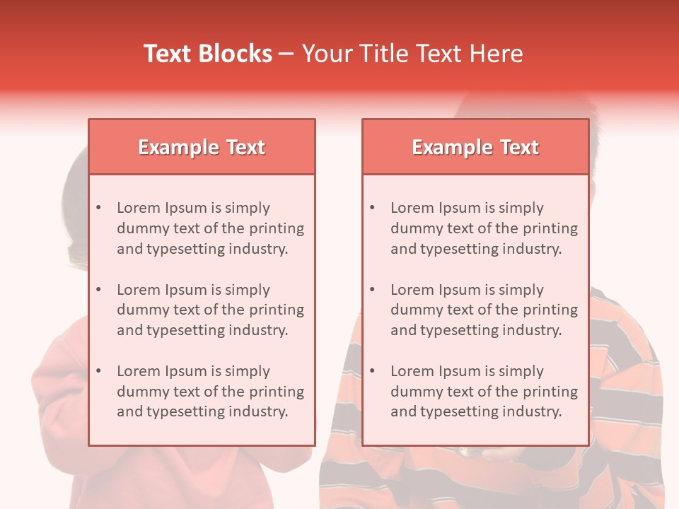 Two Children Are Drinking Milk From A Glass PowerPoint Template