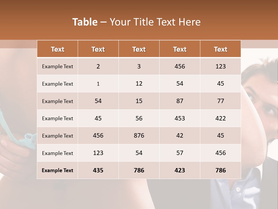 Woman Taking Of Bra In Front Of Man PowerPoint Template