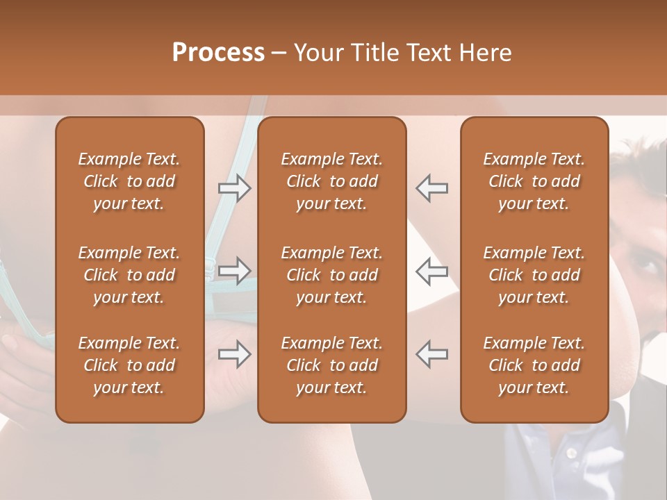 Woman Taking Of Bra In Front Of Man PowerPoint Template