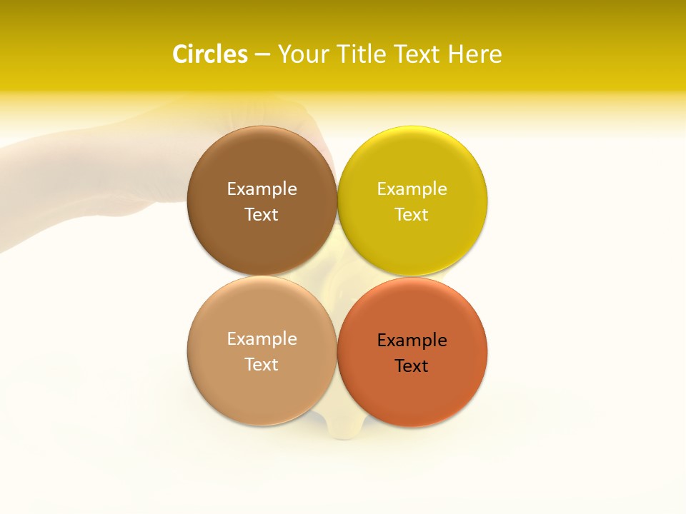 A Person Putting A Coin Into A Yellow Piggy Bank PowerPoint Template