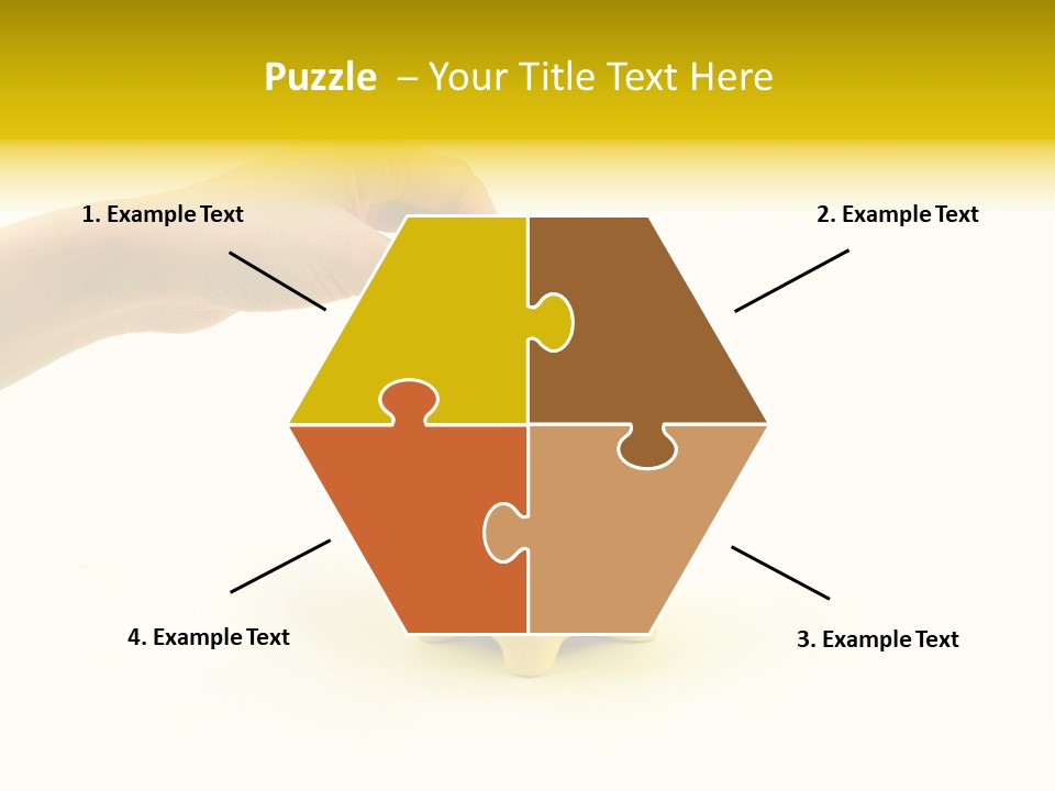 A Person Putting A Coin Into A Yellow Piggy Bank PowerPoint Template