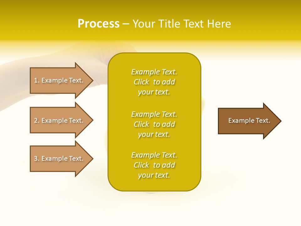 A Person Putting A Coin Into A Yellow Piggy Bank PowerPoint Template