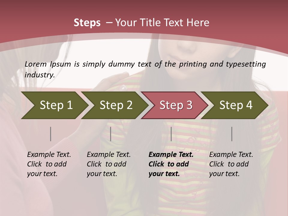 10-15Yo Daughter Is Listening To Her Mother. Girl Is Sitting On The Sofa. Only Side Of Mother's Head And Hand Visable. Isolated On White In Studio. PowerPoint Template