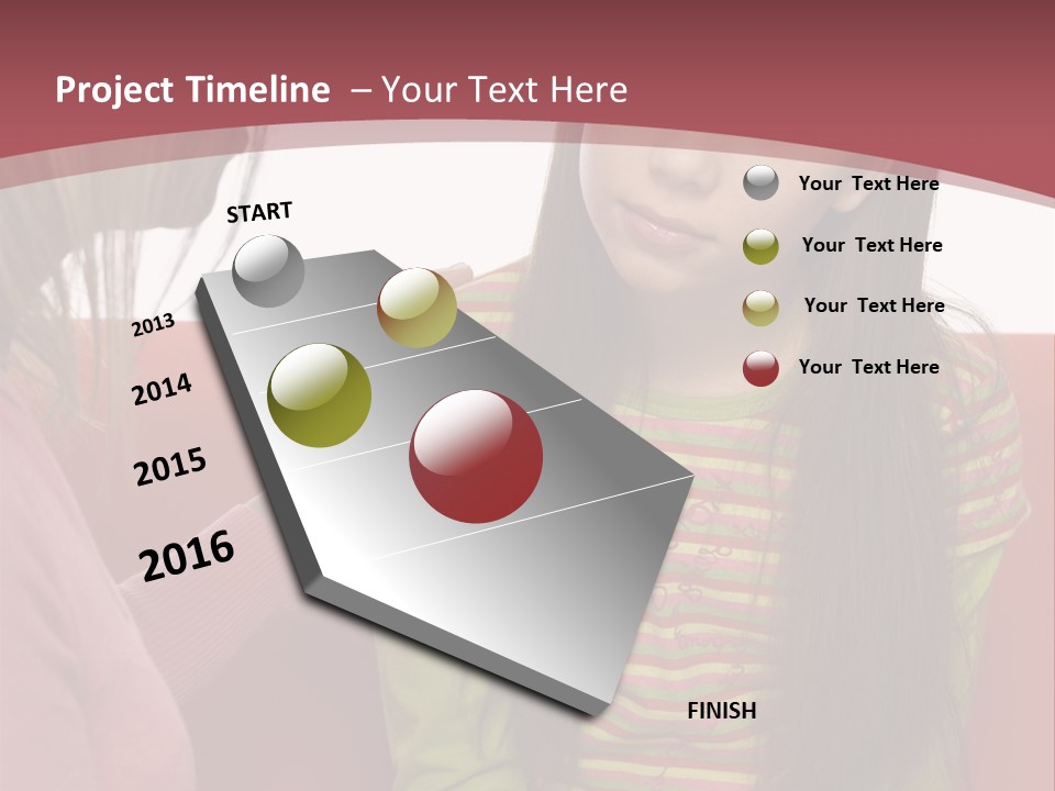 10-15Yo Daughter Is Listening To Her Mother. Girl Is Sitting On The Sofa. Only Side Of Mother's Head And Hand Visable. Isolated On White In Studio. PowerPoint Template