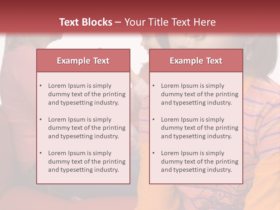 Sad 10-12Yo Girl. Focus On Her Face. There Are Her Mother And Younger Sister Behind Her. Girl's Feeling Rejected And Alone. PowerPoint Template