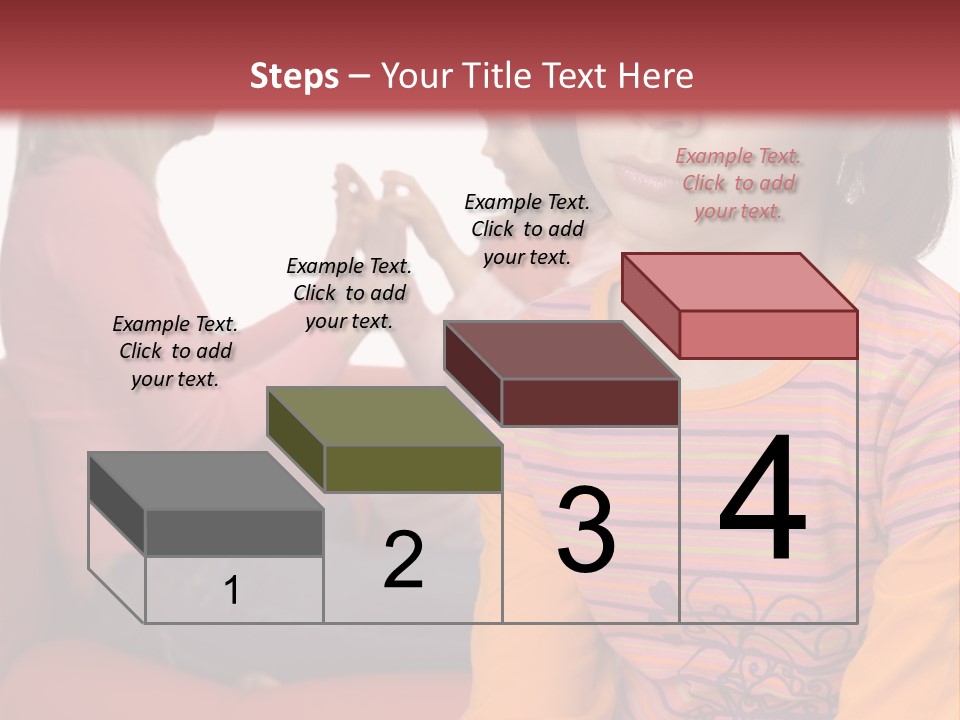 Sad 10-12Yo Girl. Focus On Her Face. There Are Her Mother And Younger Sister Behind Her. Girl's Feeling Rejected And Alone. PowerPoint Template