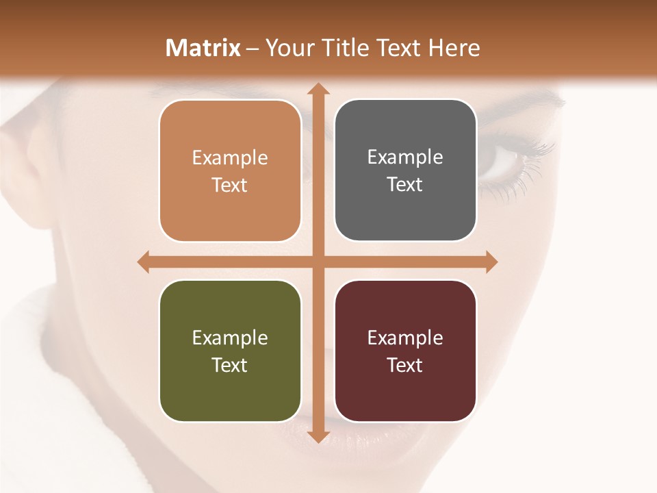 Pudding Of Milk With Caramel Syrup . PowerPoint Template