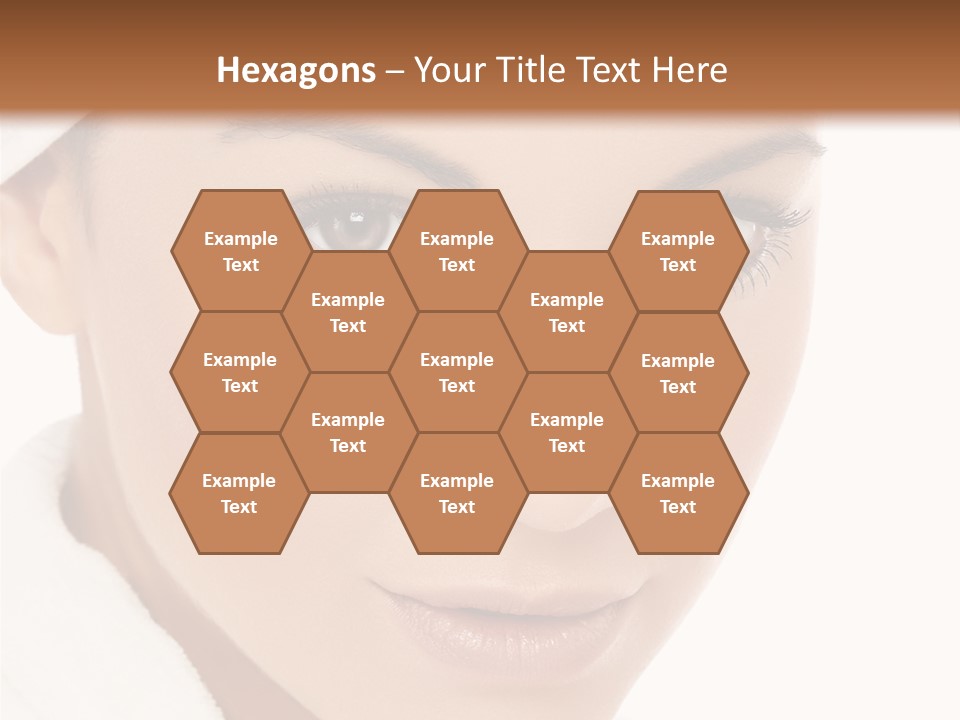 Pudding Of Milk With Caramel Syrup . PowerPoint Template