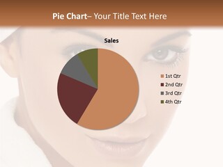 Pudding Of Milk With Caramel Syrup . PowerPoint Template