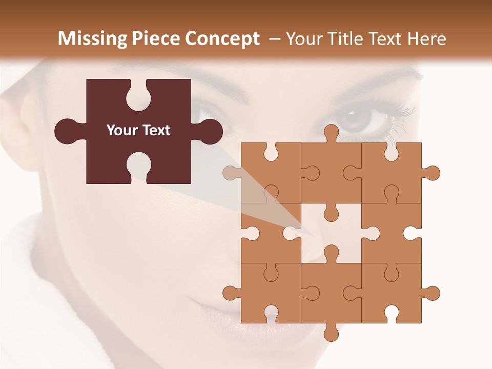 Pudding Of Milk With Caramel Syrup . PowerPoint Template