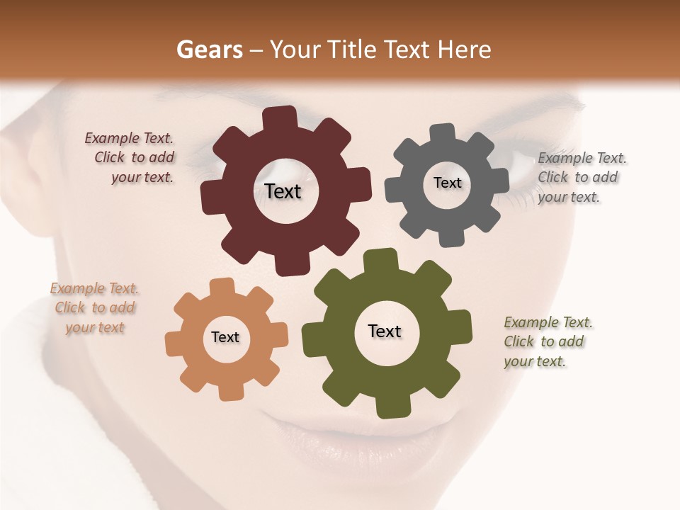 Pudding Of Milk With Caramel Syrup . PowerPoint Template