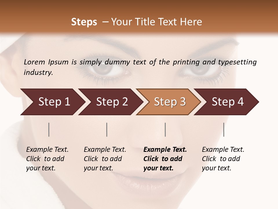 Pudding Of Milk With Caramel Syrup . PowerPoint Template