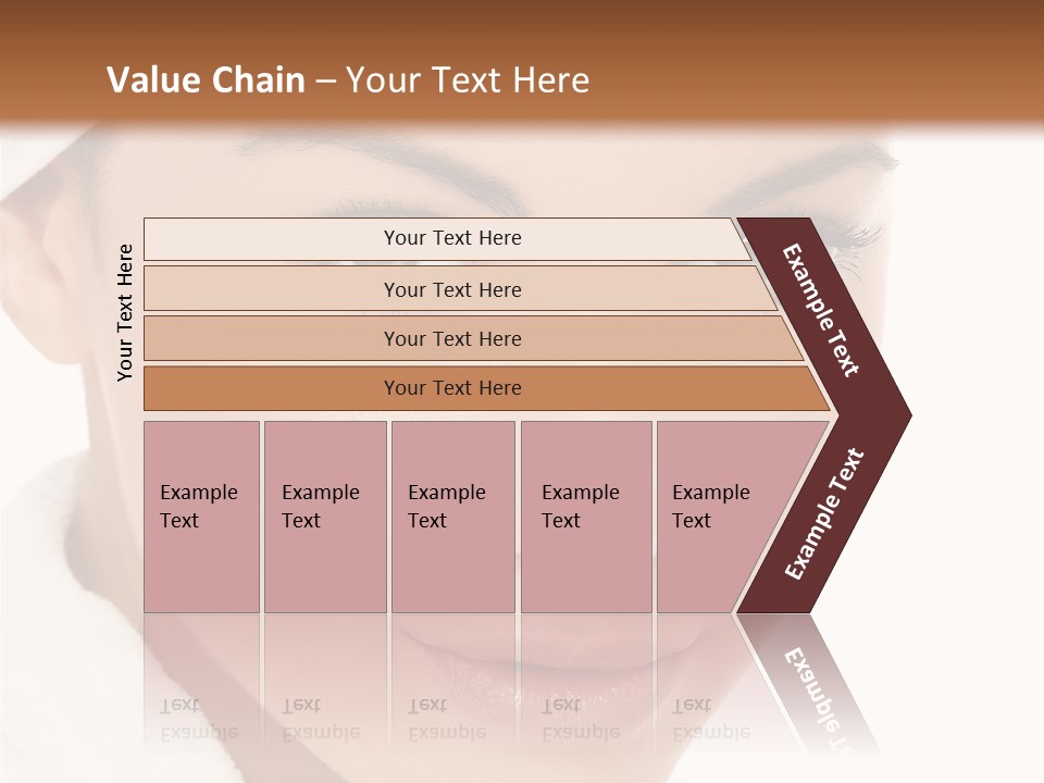 Pudding Of Milk With Caramel Syrup . PowerPoint Template