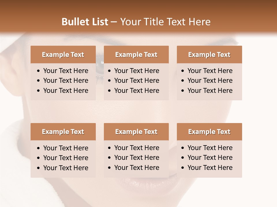 Pudding Of Milk With Caramel Syrup . PowerPoint Template