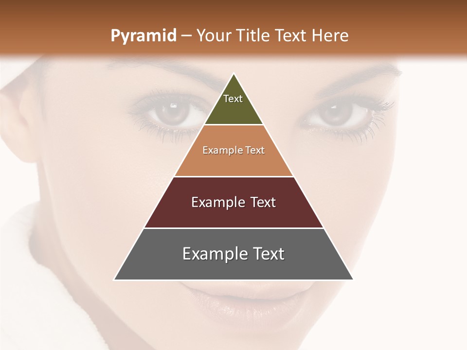 Pudding Of Milk With Caramel Syrup . PowerPoint Template