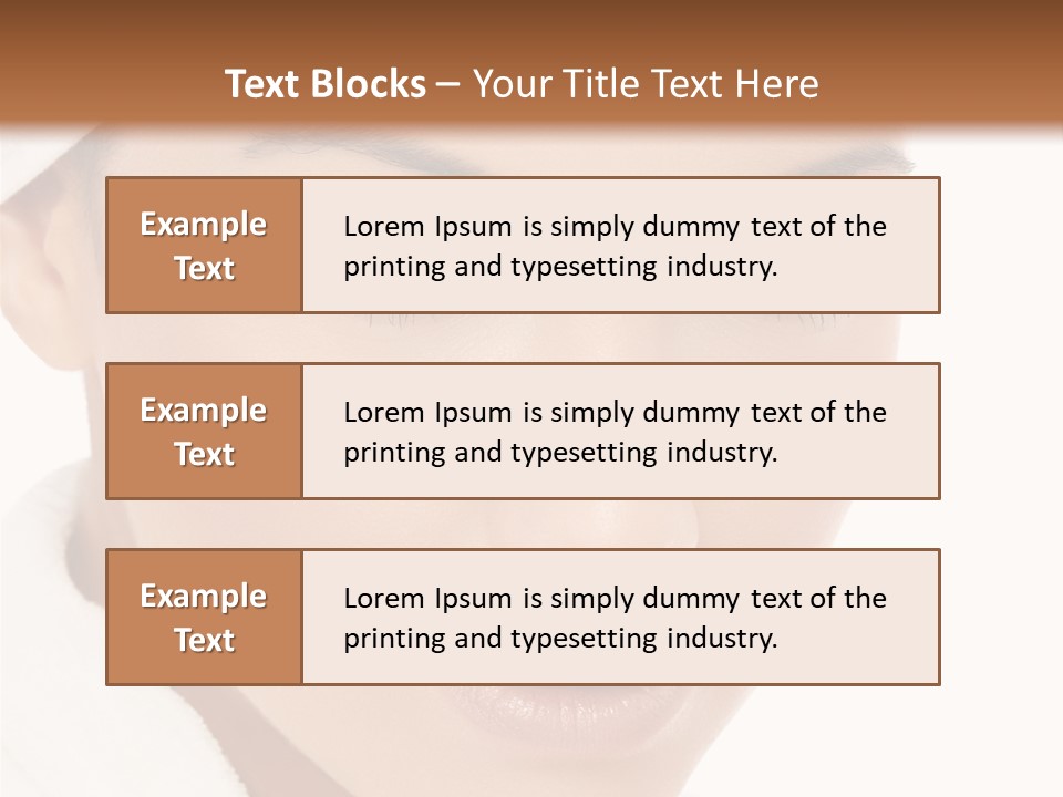Pudding Of Milk With Caramel Syrup . PowerPoint Template