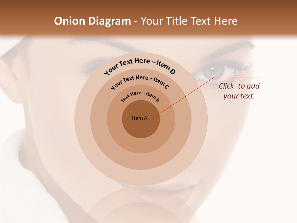 Pudding Of Milk With Caramel Syrup . PowerPoint Template