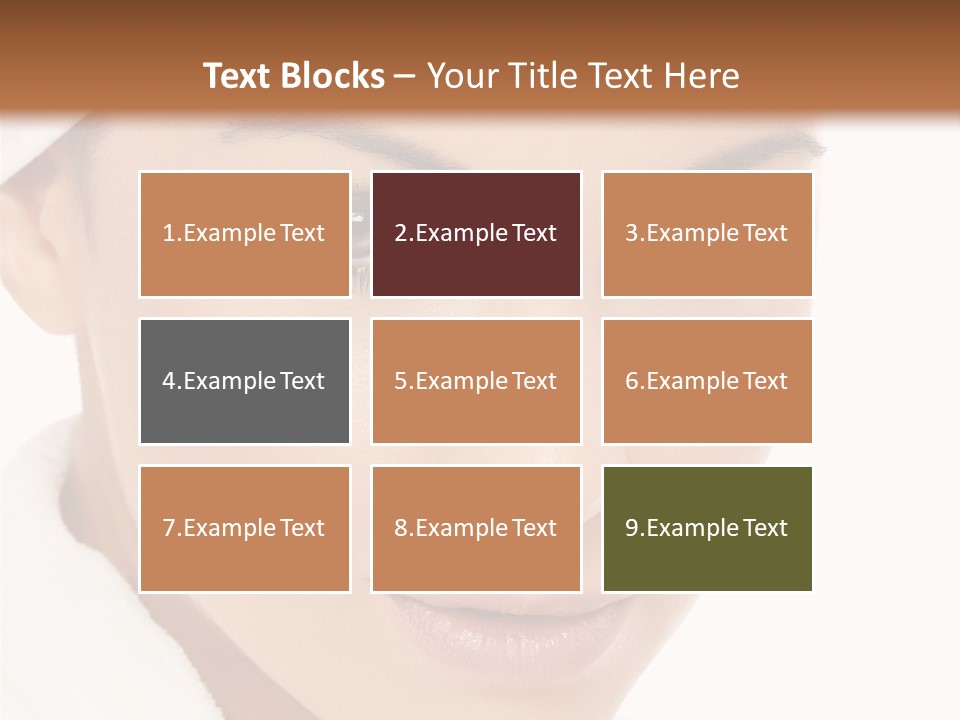 Pudding Of Milk With Caramel Syrup . PowerPoint Template