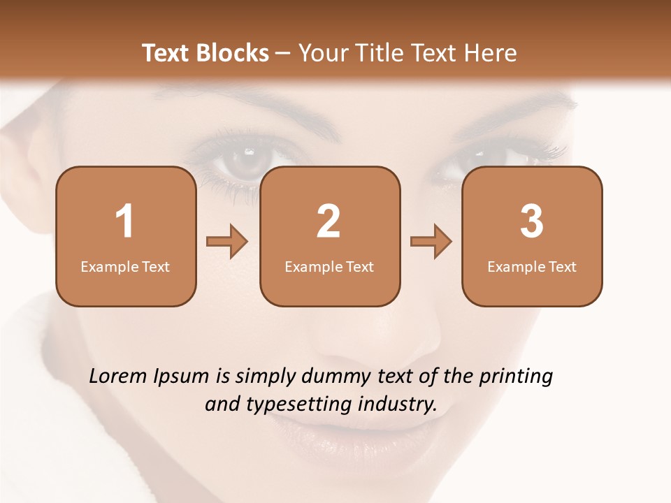 Pudding Of Milk With Caramel Syrup . PowerPoint Template