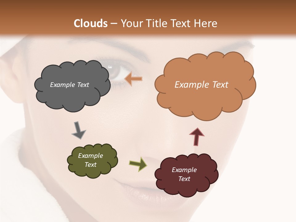 Pudding Of Milk With Caramel Syrup . PowerPoint Template