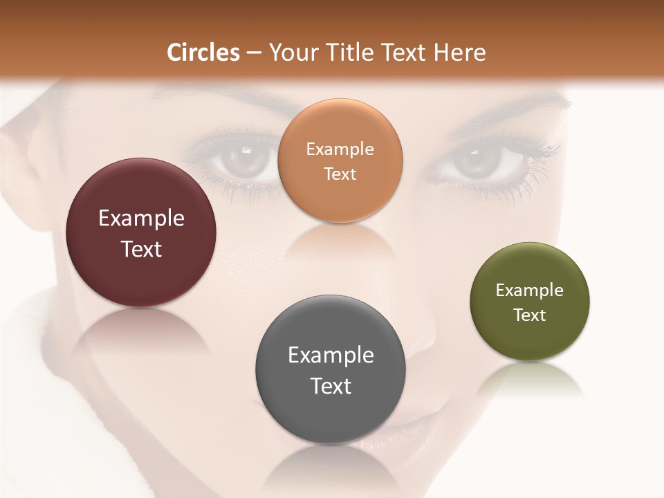 Pudding Of Milk With Caramel Syrup . PowerPoint Template