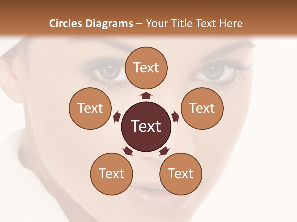 Pudding Of Milk With Caramel Syrup . PowerPoint Template