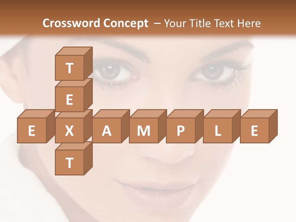 Pudding Of Milk With Caramel Syrup . PowerPoint Template