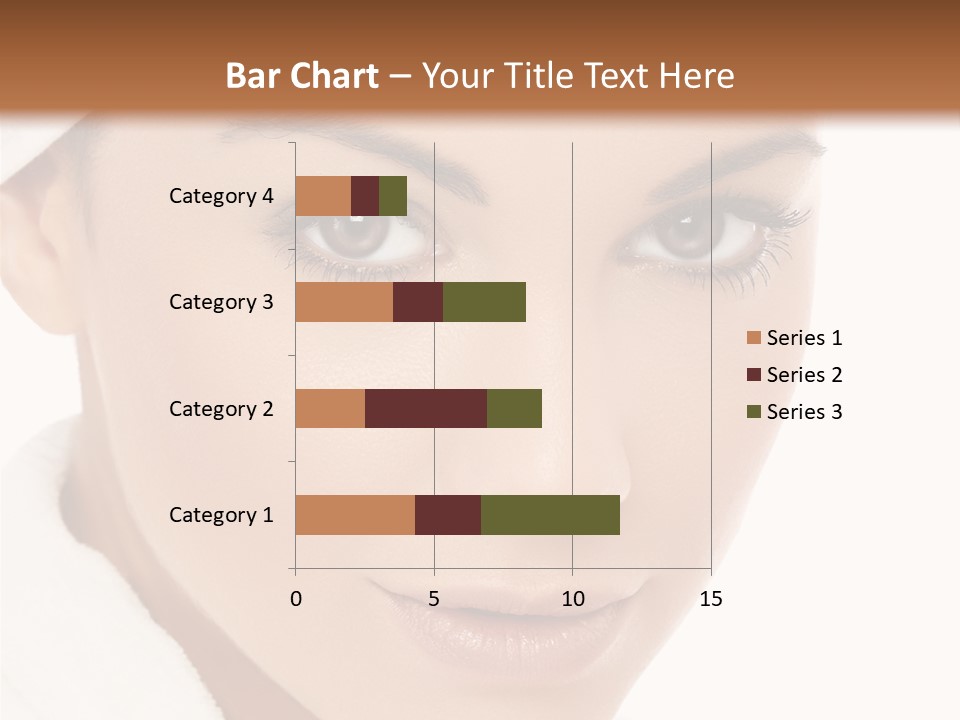 Pudding Of Milk With Caramel Syrup . PowerPoint Template