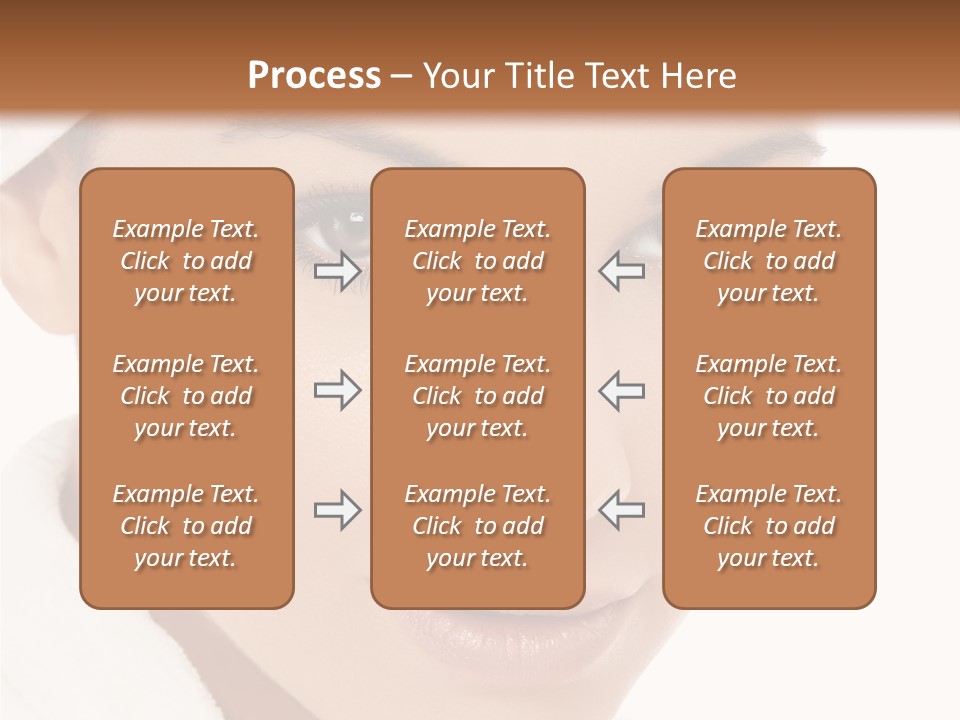 Pudding Of Milk With Caramel Syrup . PowerPoint Template