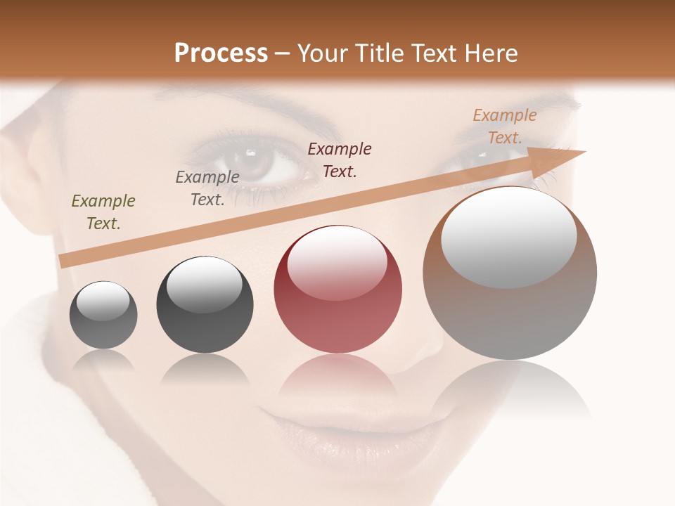 Pudding Of Milk With Caramel Syrup . PowerPoint Template