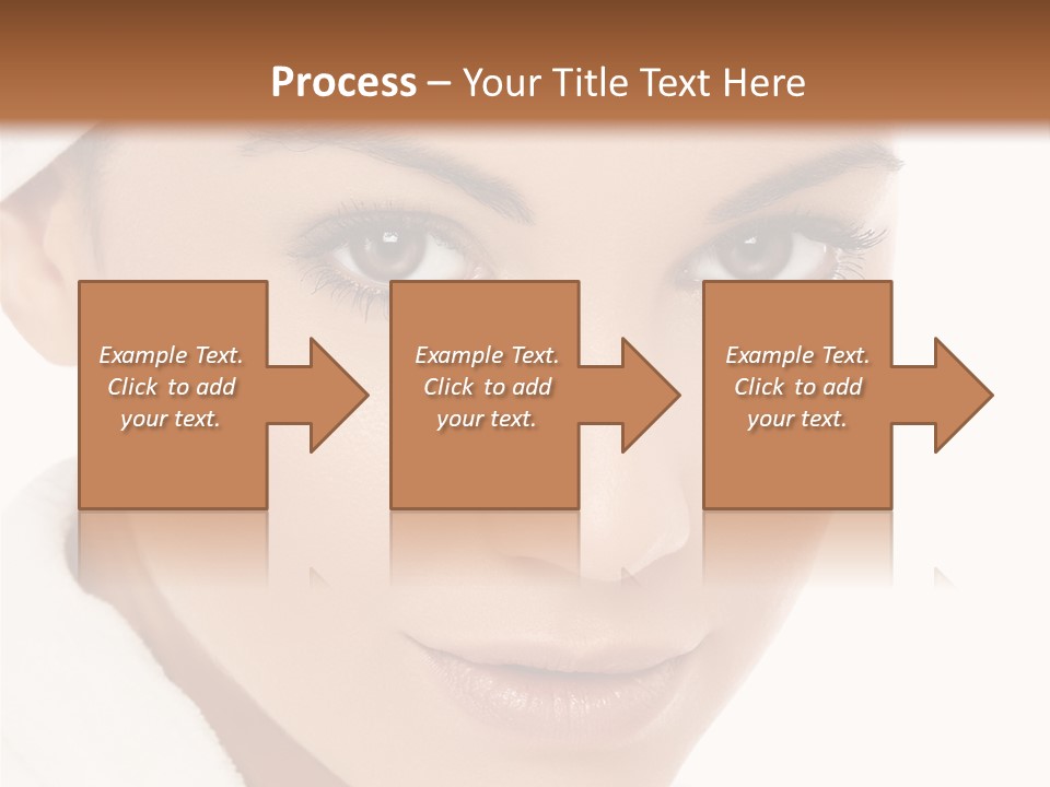 Pudding Of Milk With Caramel Syrup . PowerPoint Template