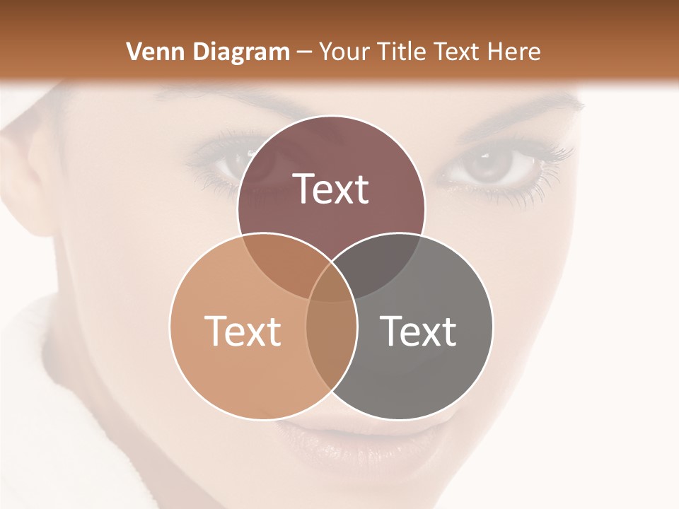 Pudding Of Milk With Caramel Syrup . PowerPoint Template