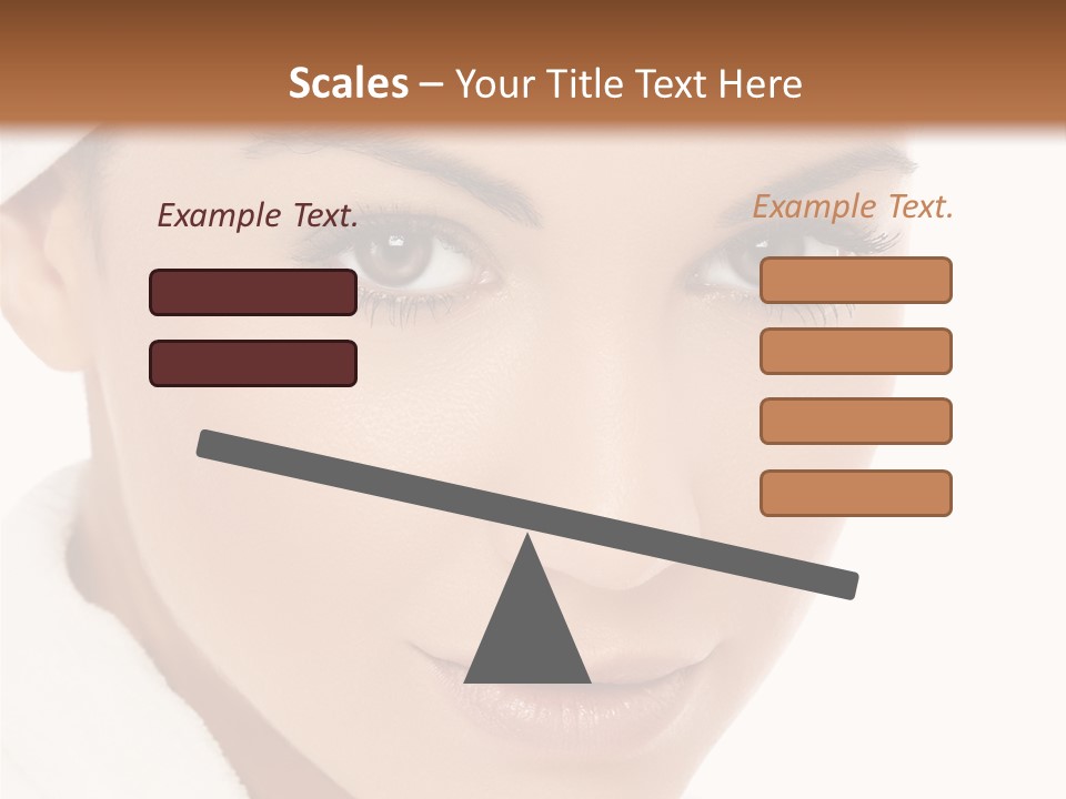 Pudding Of Milk With Caramel Syrup . PowerPoint Template