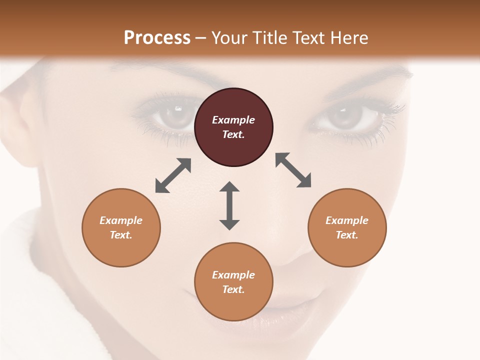 Pudding Of Milk With Caramel Syrup . PowerPoint Template