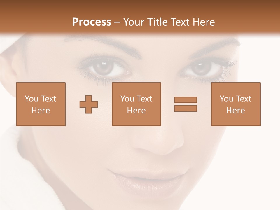 Pudding Of Milk With Caramel Syrup . PowerPoint Template