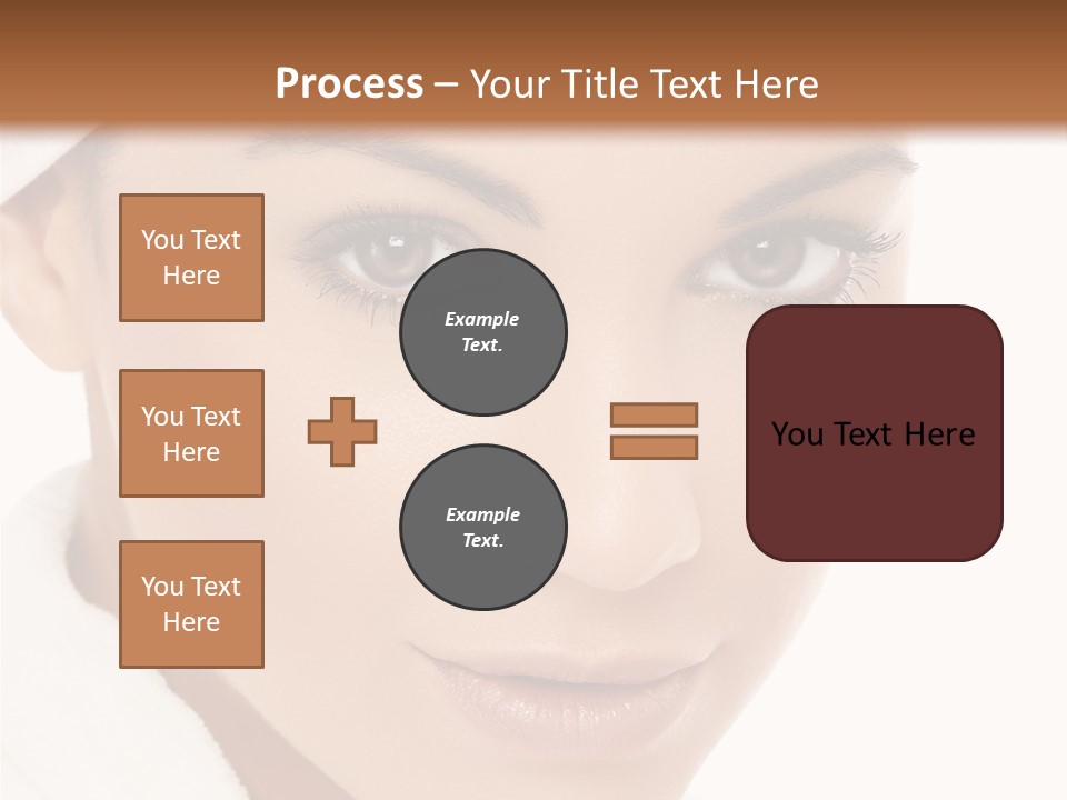 Pudding Of Milk With Caramel Syrup . PowerPoint Template