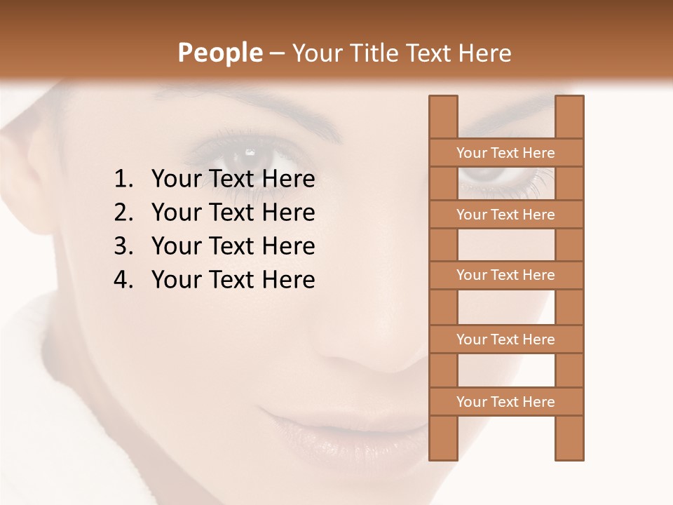 Pudding Of Milk With Caramel Syrup . PowerPoint Template