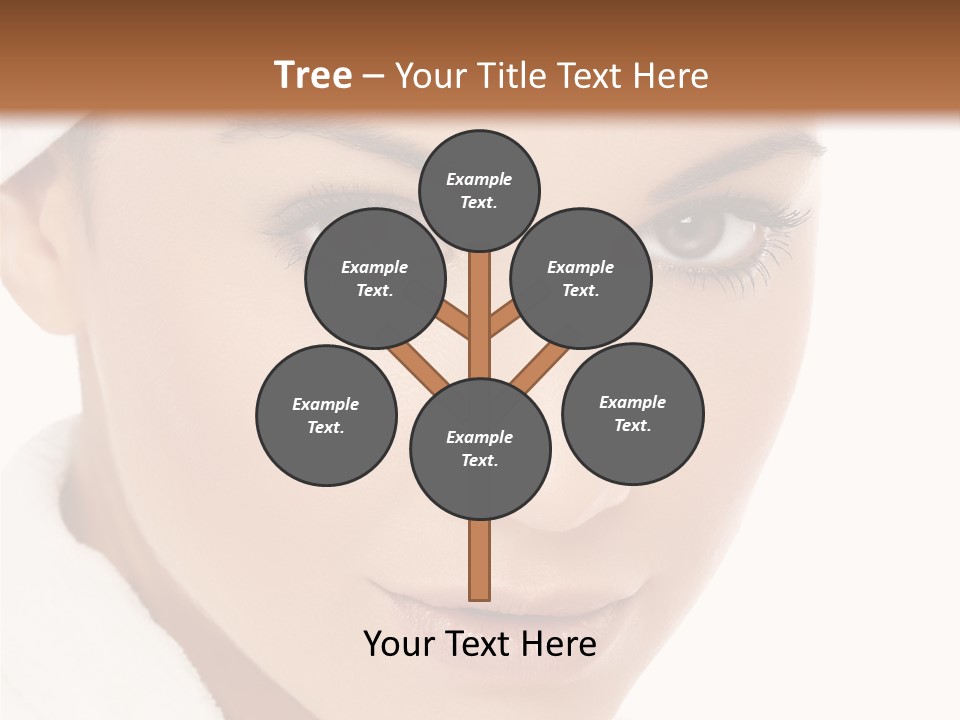 Pudding Of Milk With Caramel Syrup . PowerPoint Template