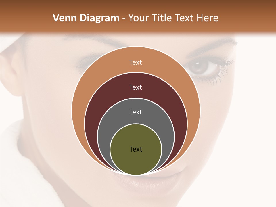 Pudding Of Milk With Caramel Syrup . PowerPoint Template