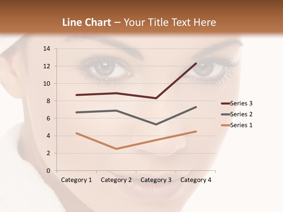 Pudding Of Milk With Caramel Syrup . PowerPoint Template