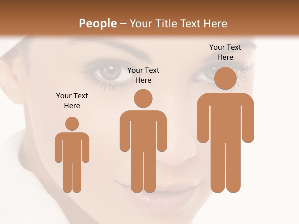 Pudding Of Milk With Caramel Syrup . PowerPoint Template