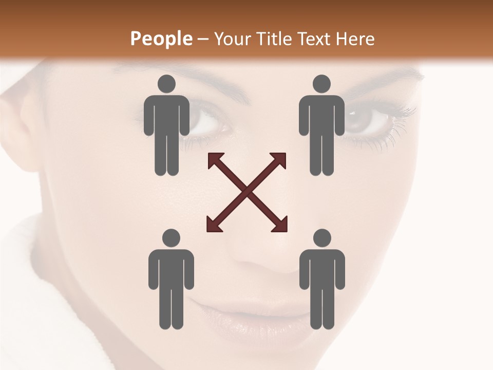 Pudding Of Milk With Caramel Syrup . PowerPoint Template