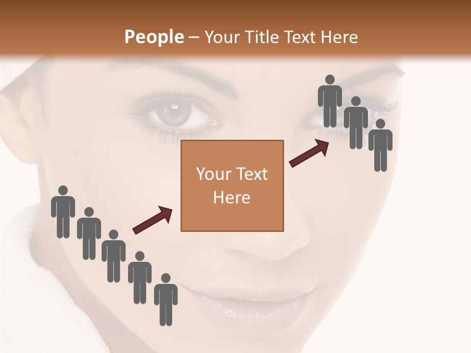 Pudding Of Milk With Caramel Syrup . PowerPoint Template