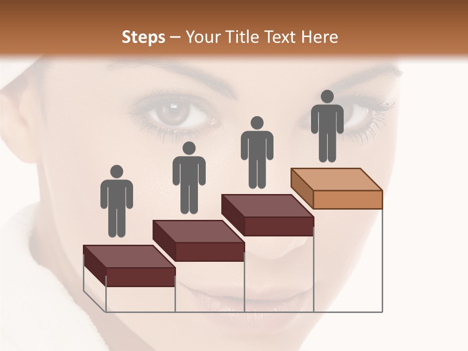 Pudding Of Milk With Caramel Syrup . PowerPoint Template