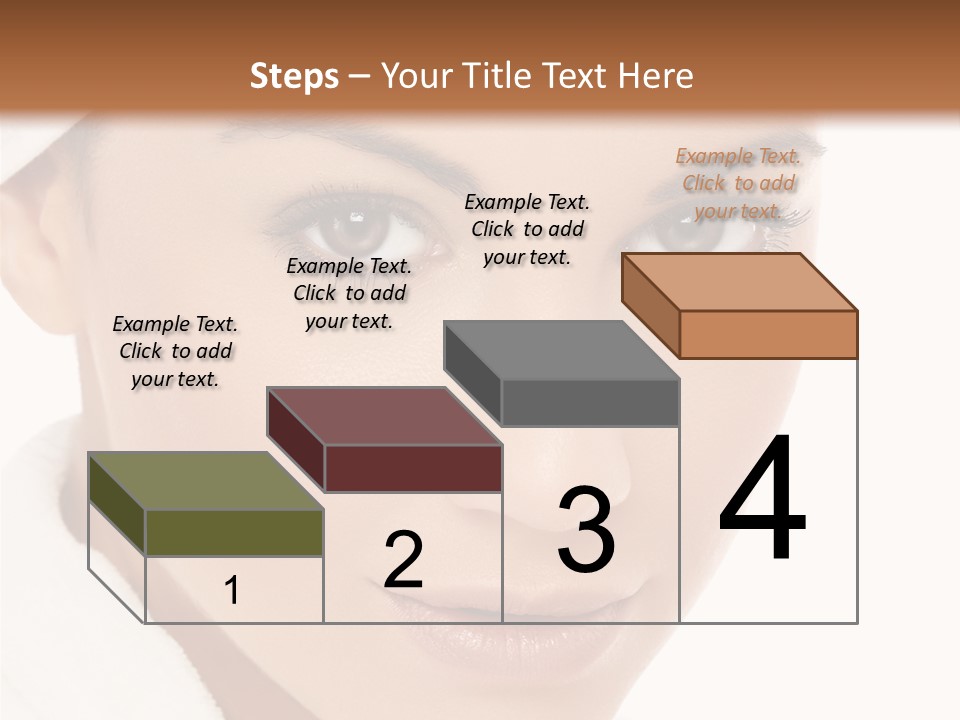 Pudding Of Milk With Caramel Syrup . PowerPoint Template